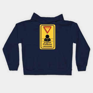 English professor Kids Hoodie